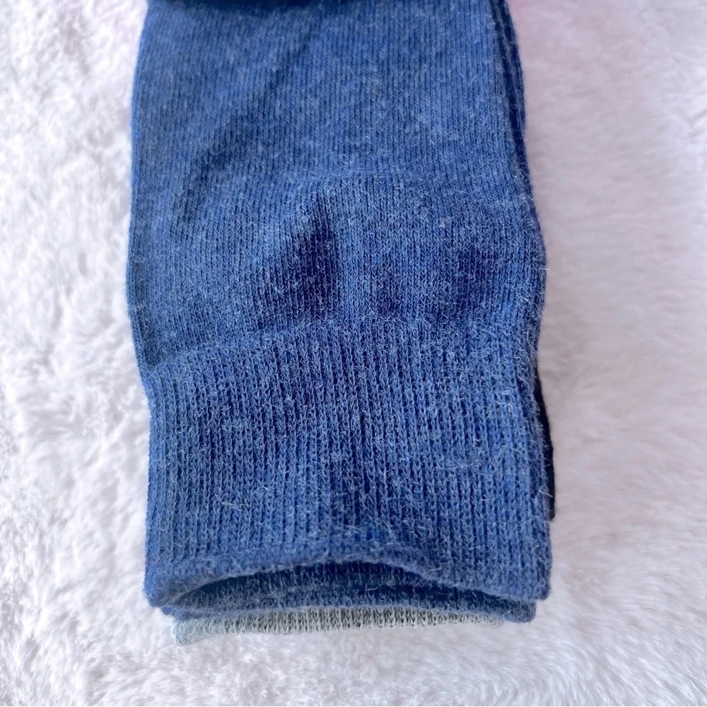 💚 NWT Perry Ellis men’s set of five crew socks shoe size 7-12